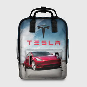 Женский рюкзак 3D с принтом Tesla Model 3 в Петрозаводске, 100% полиэстер | лямки с регулируемой длиной, сверху ручки, чтобы рюкзак нести как сумку. Основное отделение закрывается на молнию, как и внешний карман. Внутри два дополнительных кармана, один из которых закрывается на молнию. По бокам два дополнительных кармашка, куда поместится маленькая бутылочка
 | 3 | america | auto | car | electric | elon | model | motors | musk | tesla | usa | vehicle | авто | америка | илон | маск | модель | сша | тесла | электромобиль