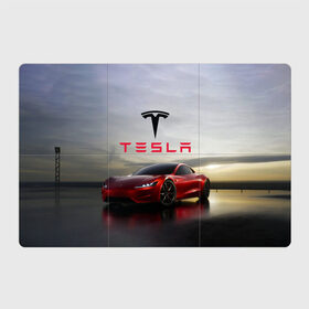 Магнитный плакат 3Х2 с принтом Tesla Roadster в Петрозаводске, Полимерный материал с магнитным слоем | 6 деталей размером 9*9 см | Тематика изображения на принте: america | auto | car | electric | elon | motors | musk | roadster | tesla | usa | vehicle | авто | америка | илон | маск | модель | сша | тесла | электромобиль