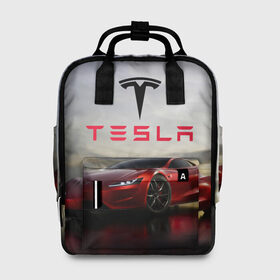 Женский рюкзак 3D с принтом Tesla Roadster в Петрозаводске, 100% полиэстер | лямки с регулируемой длиной, сверху ручки, чтобы рюкзак нести как сумку. Основное отделение закрывается на молнию, как и внешний карман. Внутри два дополнительных кармана, один из которых закрывается на молнию. По бокам два дополнительных кармашка, куда поместится маленькая бутылочка
 | america | auto | car | electric | elon | motors | musk | roadster | tesla | usa | vehicle | авто | америка | илон | маск | модель | сша | тесла | электромобиль