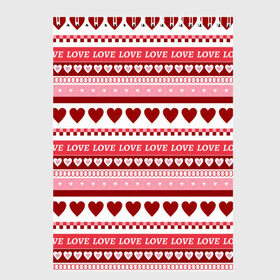 Скетчбук с принтом Love Love Love в Петрозаводске, 100% бумага
 | 48 листов, плотность листов — 100 г/м2, плотность картонной обложки — 250 г/м2. Листы скреплены сверху удобной пружинной спиралью | 14 february | 14 февраля | h | heart | love day | valentines day | валентин | день валентина | день влюбленных | день святого | день святого валентина | любовь | праздник | сердечко | сердце | февраль