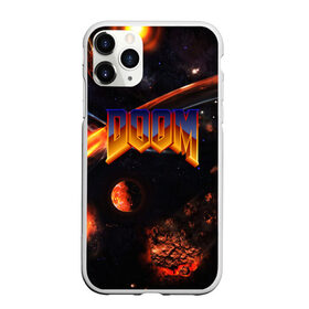 Чехол для iPhone 11 Pro матовый с принтом DOOM / ДУМ (S) в Петрозаводске, Силикон |  | doom | doom eternal | game | tegunvteg | демоны | дум | игры | марс