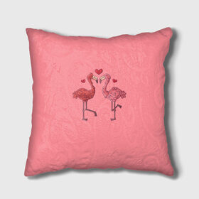 Подушка 3D с принтом Love Forever в Петрозаводске, наволочка – 100% полиэстер, наполнитель – холлофайбер (легкий наполнитель, не вызывает аллергию). | состоит из подушки и наволочки. Наволочка на молнии, легко снимается для стирки | angel | cupid | day | flamingo | happy | heart | love | rose | valentine | valentines | ангел | валентин | валентина | валентинка | день | купидон | любовь | святого | святой | сердце | фламинго