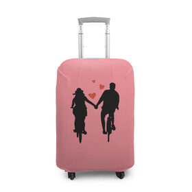Чехол для чемодана 3D с принтом True Love в Петрозаводске, 86% полиэфир, 14% спандекс | двустороннее нанесение принта, прорези для ручек и колес | angel | cupid | day | happy | heart | love | rose | valentine | valentines | ангел | валентин | валентина | валентинка | день | купидон | любовь | святого | святой | сердце
