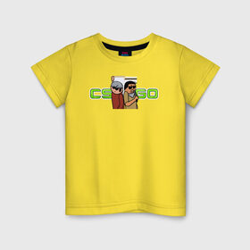 Детская футболка хлопок с принтом CS GO Мультяхи в Петрозаводске, 100% хлопок | круглый вырез горловины, полуприлегающий силуэт, длина до линии бедер | counter strike | counter strike global offensive | cs go | csgo
