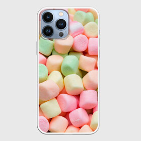 Чехол для iPhone 13 Pro Max с принтом маршмэлов зефирки нежные в Петрозаводске,  |  | marshmallow | вкусняшки | десерт | зефир | зефирчик | зэфир | маршмелоу | маршмэлов | мило | нежно | нежные зефирки | ронантичная еда | сладости | текстура