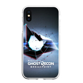 Чехол для iPhone XS Max матовый с принтом GHOST RECON BREAK POINT в Петрозаводске, Силикон | Область печати: задняя сторона чехла, без боковых панелей | Тематика изображения на принте: action | game | rainbow six siege | tom clancys | броня | игры | осада | радуга | радуга 6 | том кленси | шутер