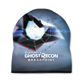 Шапка 3D с принтом GHOST RECON BREAK POINT в Петрозаводске, 100% полиэстер | универсальный размер, печать по всей поверхности изделия | action | game | rainbow six siege | tom clancys | броня | игры | осада | радуга | радуга 6 | том кленси | шутер