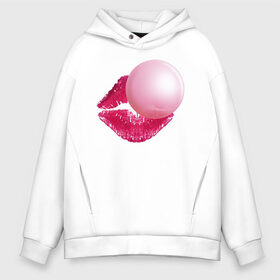 Мужское худи Oversize хлопок с принтом BubbleGum Lips в Петрозаводске, френч-терри — 70% хлопок, 30% полиэстер. Мягкий теплый начес внутри —100% хлопок | боковые карманы, эластичные манжеты и нижняя кромка, капюшон на магнитной кнопке | bubble | bubblegum | day | gum | heart | kiss | lips | love | romantic | valentine | valentines | амур | валентина | влюбленные | влюбленных | всех | губы | день | жвачка | любовь | поцелуй | романтика | романтичность | святого | сердечк