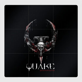 Магнитный плакат 3Х3 с принтом Quake Champions в Петрозаводске, Полимерный материал с магнитным слоем | 9 деталей размером 9*9 см | arturcherkasov1995 | games | quake | vsemayki
