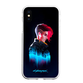 Чехол для iPhone XS Max матовый с принтом Cyberpunk 2077 в Петрозаводске, Силикон | Область печати: задняя сторона чехла, без боковых панелей | cyberpunk 2077 | hacker | maelstrom | militech | quadra | samurai | sci fi | technology | trauma team | v | будущее | игра | иероглифы | киану ривз | кибер | киберпанк | киборг | киборги | корпорация | лого | милитек | панк | роботы | самурай | т