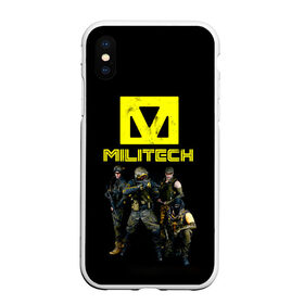 Чехол для iPhone XS Max матовый с принтом MILITECH Cyberpunk 2077 в Петрозаводске, Силикон | Область печати: задняя сторона чехла, без боковых панелей | cyberpunk 2077 | hacker | maelstrom | militech | quadra | samurai | sci fi | technology | trauma team | v | будущее | игра | иероглифы | киану ривз | кибер | киберпанк | киборг | киборги | корпорация | лого | милитек | панк | роботы | самурай | т