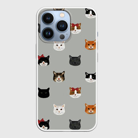 Чехол для iPhone 13 Pro с принтом Кошечки в Петрозаводске,  |  | cat | cats | cosmos | kitten | mem | memes | rose | roses | глаза | глазки | киска | космос | кот | котёнок | котик | котики | котэ | котята | кошак | кошка | кошки | красивая | мем | мемчики | милая | прикольная | розы | светлая