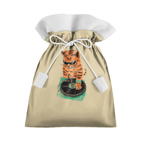 Подарочный 3D мешок с принтом Cat DJ в Петрозаводске, 100% полиэстер | Размер: 29*39 см | art | cat | dj | goer | musician | party | pop | singer | арт | буп | диджей | кот | кошка | музыкант | певец | поп | тусовщик