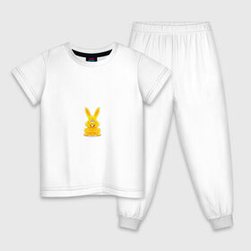 Детская пижама хлопок с принтом Харитошка в Петрозаводске, 100% хлопок |  брюки и футболка прямого кроя, без карманов, на брюках мягкая резинка на поясе и по низу штанин
 | детям | желейный | желейный заяц харитон | зайчик | заяц | кролик | харитон | харитошка