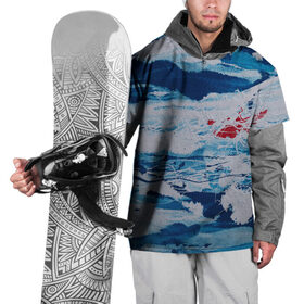 Накидка на куртку 3D с принтом Холодная абстракция в Петрозаводске, 100% полиэстер |  | Тематика изображения на принте: абстракция | картина | краска | масло | сердце | синий | холод | холст | яркость