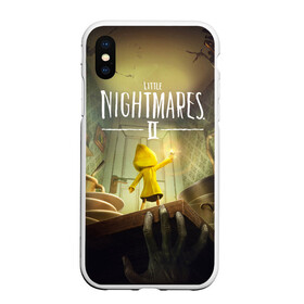 Чехол для iPhone XS Max матовый с принтом Little Nightmares 2 в Петрозаводске, Силикон | Область печати: задняя сторона чехла, без боковых панелей | little nightmares | nightmares | игры | литл найтмейрс | моно | учительница