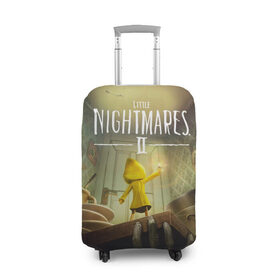 Чехол для чемодана 3D с принтом Little Nightmares 2 в Петрозаводске, 86% полиэфир, 14% спандекс | двустороннее нанесение принта, прорези для ручек и колес | little nightmares | nightmares | игры | литл найтмейрс | моно | учительница