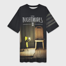 Платье-футболка 3D с принтом Little Nightmares 2 в Петрозаводске,  |  | little nightmares | nightmares | игры | литл найтмейрс | моно | учительница