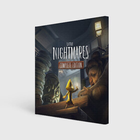 Холст квадратный с принтом Little Nightmares 2 в Петрозаводске, 100% ПВХ |  | Тематика изображения на принте: little nightmares | nightmares | игры | литл найтмейрс | моно | учительница