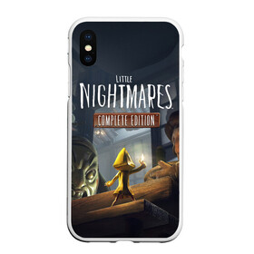 Чехол для iPhone XS Max матовый с принтом Little Nightmares 2 в Петрозаводске, Силикон | Область печати: задняя сторона чехла, без боковых панелей | little nightmares | nightmares | игры | литл найтмейрс | моно | учительница