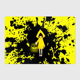 Магнитный плакат 3Х2 с принтом Little Nightmares Шестая в Петрозаводске, Полимерный материал с магнитным слоем | 6 деталей размером 9*9 см | horror | little nightmares | logo game | monster | девочка | логотипы игр | монстры | ужастики | шестая