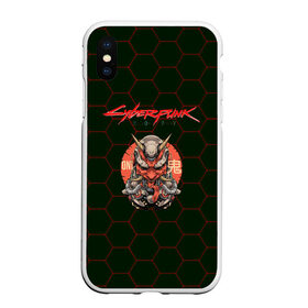 Чехол для iPhone XS Max матовый с принтом CYBERPUNK 2077 в Петрозаводске, Силикон | Область печати: задняя сторона чехла, без боковых панелей | cd project red | cyberpunk 2077 | keanu reeves | samurai | киану ривз | киберпанк 2077 | самураи