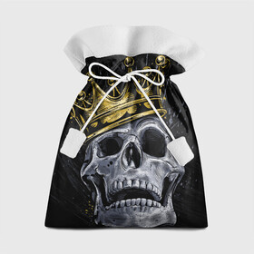 Подарочный 3D мешок с принтом Король скелетов в Петрозаводске, 100% полиэстер | Размер: 29*39 см | Тематика изображения на принте: классный | кофта | майка итд | модный | новый | футболка | яркий