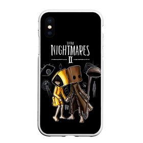 Чехол для iPhone XS Max матовый с принтом LITTLE NIGHTMARES 2 в Петрозаводске, Силикон | Область печати: задняя сторона чехла, без боковых панелей | Тематика изображения на принте: little nightmares | little nightmares 2 | six | игры | комиксы | шестая