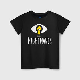 Детская футболка хлопок с принтом LITTLE NIGHTMARES в Петрозаводске, 100% хлопок | круглый вырез горловины, полуприлегающий силуэт, длина до линии бедер | little nightmares | little nightmares 2 | six | игры | комиксы | шестая