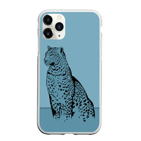 Чехол для iPhone 11 Pro матовый с принтом Леопард в Петрозаводске, Силикон |  | африка | большая кошка | графика | дикий мир | животное | кошка | персонаж | природа | рисунок | хищник