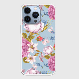 Чехол для iPhone 13 Pro с принтом цветы в Петрозаводске,  |  | 8 марта | весна | девушке | женский | мама | подарок | тренд | феминизм | цветы