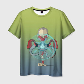 Мужская футболка 3D с принтом Великий Мастер в Петрозаводске, 100% полиэфир | прямой крой, круглый вырез горловины, длина до линии бедер | графика | магическая | магия | мастер | персонаж | природа | рисунок | сила обезьяна | чудеса