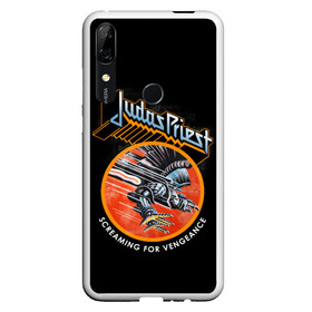 Чехол для Honor P Smart Z с принтом Judas Priest в Петрозаводске, Силикон | Область печати: задняя сторона чехла, без боковых панелей | black | deep | heep | judas | led | metal | music | priest | purple | rock | sabbath | skull | uriah | zeppelin | блэк | гитара | группа | иуда | метал | музыка | рок | священник | череп | электрогитара