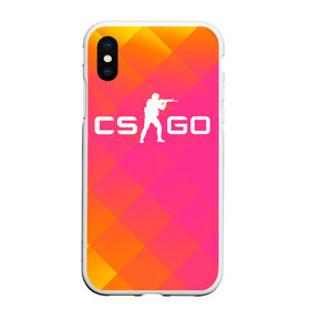 Чехол для iPhone XS Max матовый с принтом CS GO Disco Tech ver 1 в Петрозаводске, Силикон | Область печати: задняя сторона чехла, без боковых панелей | Тематика изображения на принте: cs go | csgo | cyber sport | disco tech | game | дискотехника | игра | кибер спорт | коунтер | кс | кс го | ксго | скин дискотехника | скины