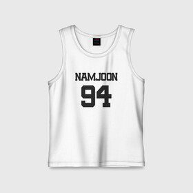 Детская майка хлопок с принтом BTS   Namjoon (RM) 94 в Петрозаводске,  |  | boysband | bts | bts rm | k pop | korea | korean | music | namjoon | namjoon 94 | rap monster | бтс | бтс рм | к поп | кей поп | корейская | корейский | корея | кпоп | музыка | намджун | намжун | рэп монстр