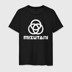 Мужская футболка хлопок с принтом MIZUTANI Cyberpunk 2077 в Петрозаводске, 100% хлопок | прямой крой, круглый вырез горловины, длина до линии бедер, слегка спущенное плечо. | cyberpunk 2077 | hacker | maelstrom | militech | quadra | samurai | sci fi | technology | trauma team | v | будущее | игра | иероглифы | киану ривз | кибер | киберпанк | киборг | киборги | корпорация | лого | милитек | панк | роботы | самурай | т