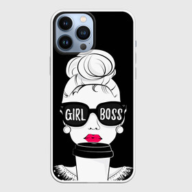 Чехол для iPhone 13 Pro Max с принтом Girl Boss в Петрозаводске,  |  | 8 марта | лучшая в мире | мама | подарок | подарок женщине | подарок любимым | подарок на 8 марта | самая лучшая  в мире | семья