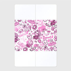Магнитный плакат 2Х3 с принтом Розовая мечта в Петрозаводске, Полимерный материал с магнитным слоем | 6 деталей размером 9*9 см | анимэ | девочки звездочки | единороги | любовь | мечта | пони | сердце