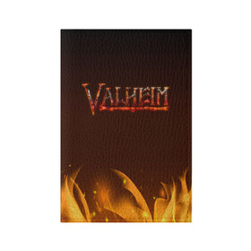 Обложка для паспорта матовая кожа с принтом Valheim: Вальхейм выживание. в Петрозаводске, натуральная матовая кожа | размер 19,3 х 13,7 см; прозрачные пластиковые крепления | Тематика изображения на принте: fejd | valheim | вальхейм | викинг | викинги | выживание | выживач | игра