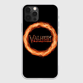 Чехол для iPhone 12 Pro Max с принтом Valheim - огненный круг в Петрозаводске, Силикон |  | Тематика изображения на принте: valheim | вальхейм | викинги | игра | компьютерный | круг | логотип | минимализм | огненный | огонь | подарок | черный