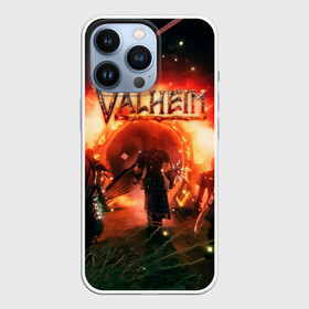 Чехол для iPhone 13 Pro с принтом Valheim в Петрозаводске,  |  | fantasy | mmo | valheim | valve | валхейм | викинги | выживалка | игра | королевская битва | ммо | ролевая игра | фэнтази