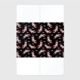 Магнитный плакат 2Х3 с принтом Японский стиль - тигры в Петрозаводске, Полимерный материал с магнитным слоем | 6 деталей размером 9*9 см | арт | животные | облака | огонь | пламя | рисунок | стиль | тигр | японский
