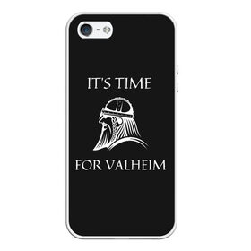 Чехол для iPhone 5/5S матовый с принтом Its time for Valheim в Петрозаводске, Силикон | Область печати: задняя сторона чехла, без боковых панелей | elder | loki | odin | the | thor | valheim | биврёст | валхейм | вальхейм | викинги | всеотец | дракар | древний | древо | ётун | йотун | локи | мира | один | тор | фенир | хель | черный лес | эйктюр