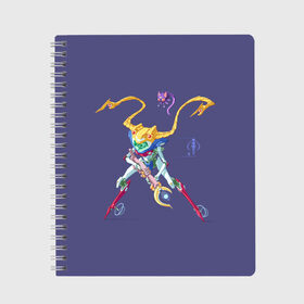 Тетрадь с принтом Sailor Moon Сейлор Мун в Петрозаводске, 100% бумага | 48 листов, плотность листов — 60 г/м2, плотность картонной обложки — 250 г/м2. Листы скреплены сбоку удобной пружинной спиралью. Уголки страниц и обложки скругленные. Цвет линий — светло-серый
 | Тематика изображения на принте: anime | sailor moon | аниме | анимэ | венера | луна | лунная призма | марс | сейлор мун | серебрянное тысячелетие | серенити | сэйлор | усаги цукино | чиби мун | эндимион