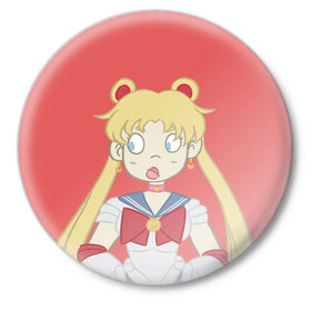 Значок с принтом Sailor Moon Сейлор Мун в Петрозаводске,  металл | круглая форма, металлическая застежка в виде булавки | anime | sailor moon | аниме | анимэ | венера | луна | лунная призма | марс | сейлор мун | серебрянное тысячелетие | серенити | сэйлор | усаги цукино | чиби мун | эндимион