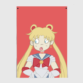 Постер с принтом Sailor Moon Сейлор Мун в Петрозаводске, 100% бумага
 | бумага, плотность 150 мг. Матовая, но за счет высокого коэффициента гладкости имеет небольшой блеск и дает на свету блики, но в отличии от глянцевой бумаги не покрыта лаком | anime | sailor moon | аниме | анимэ | венера | луна | лунная призма | марс | сейлор мун | серебрянное тысячелетие | серенити | сэйлор | усаги цукино | чиби мун | эндимион
