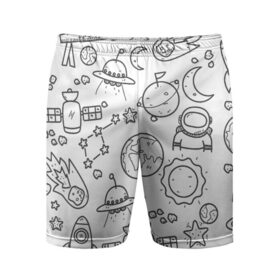 Мужские шорты спортивные с принтом Космос в Петрозаводске,  |  | взрыв | галактика | день | для мальчика | для ребенка | жизнь | звезда | земля | колейдоскоп | комета | космос | мальчику | марс | мир | ночь | огонь | ракета | рисунок | спутник | юпитер