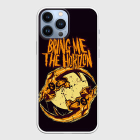 Чехол для iPhone 13 Pro Max с принтом BRING ME THE HORIZON в Петрозаводске,  |  | band | bring me the horizon | hardcore | metal | music | punk | rock | skull | бринги | группа | метал | музыка | панк | рок | череп