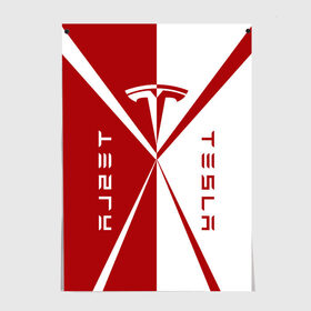 Постер с принтом Tesla SSS в Петрозаводске, 100% бумага
 | бумага, плотность 150 мг. Матовая, но за счет высокого коэффициента гладкости имеет небольшой блеск и дает на свету блики, но в отличии от глянцевой бумаги не покрыта лаком | red | tesla | tesla car | tesla electric car | tesla lettering | tesla logo | tesla print | white | автомобиль тесла | белый | красный | логотип тесла | надпись тесла | принт тесла | тесла | электромобиль тесла