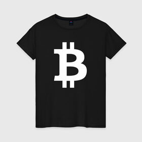 Женская футболка хлопок с принтом БИТКОИН BITCOIN в Петрозаводске, 100% хлопок | прямой крой, круглый вырез горловины, длина до линии бедер, слегка спущенное плечо | bitcoin | blockchain | btc | cardano | crypto | ethereum | polkadot | tether | xrp | бинанс | биткоин | блокчейн | валюта | деньги | криптовалюта | майнер | майнинг | цифровая валюта | цифровое золото | эфир